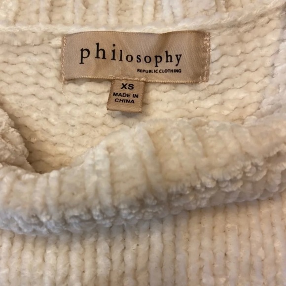 Xs philosophy sweater cream - Picture 2 of 3